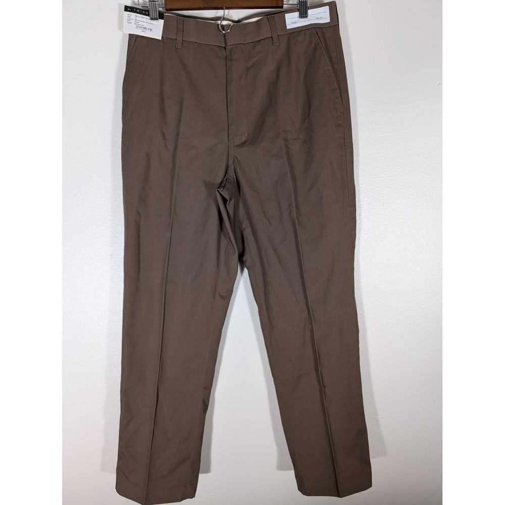 Twinhill Mens Size 32 UPS Work Pants Utility Brown Uniform Pants New Employee